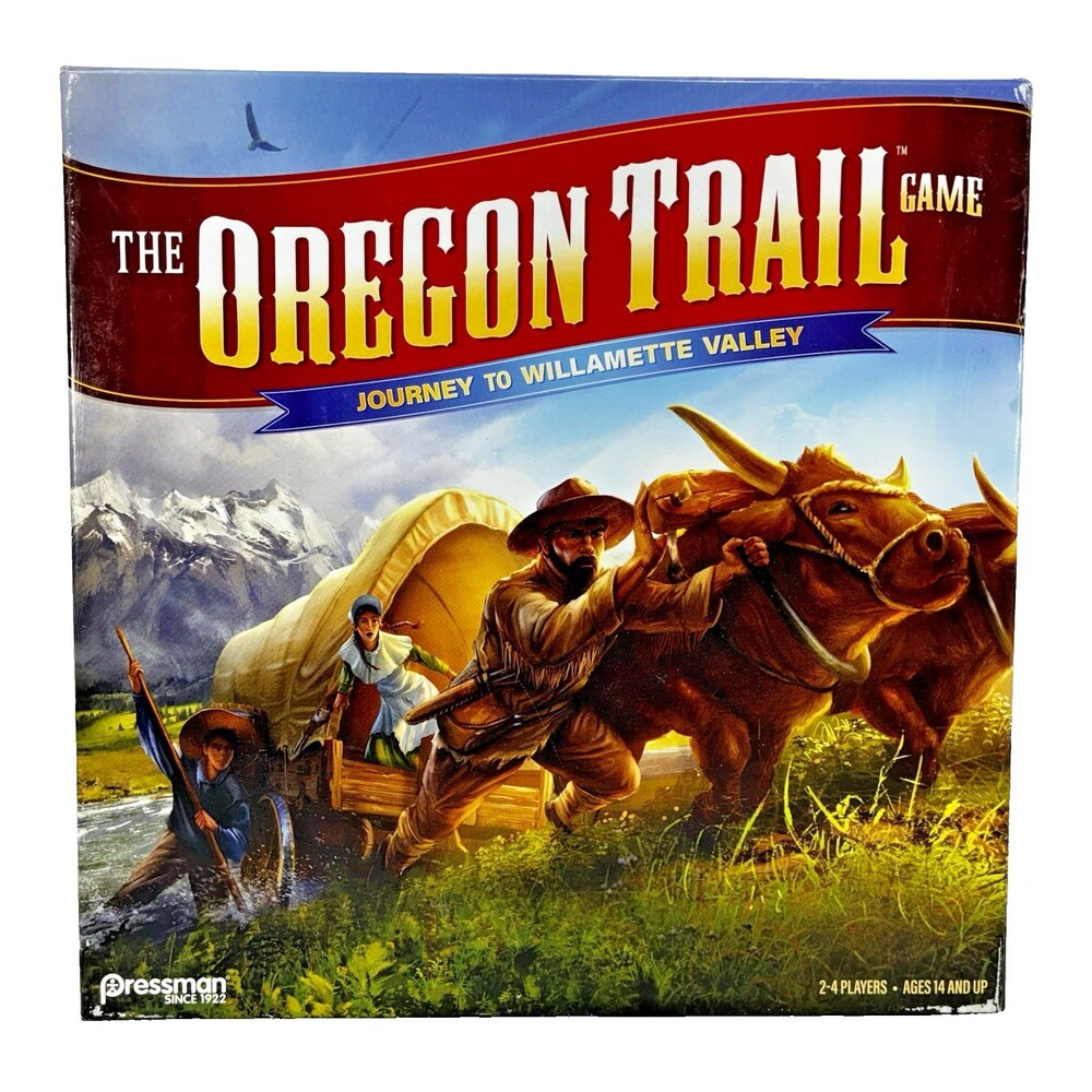 The Oregon Trail Game Journey to Willamette Valley Board Game 2018 Pressman